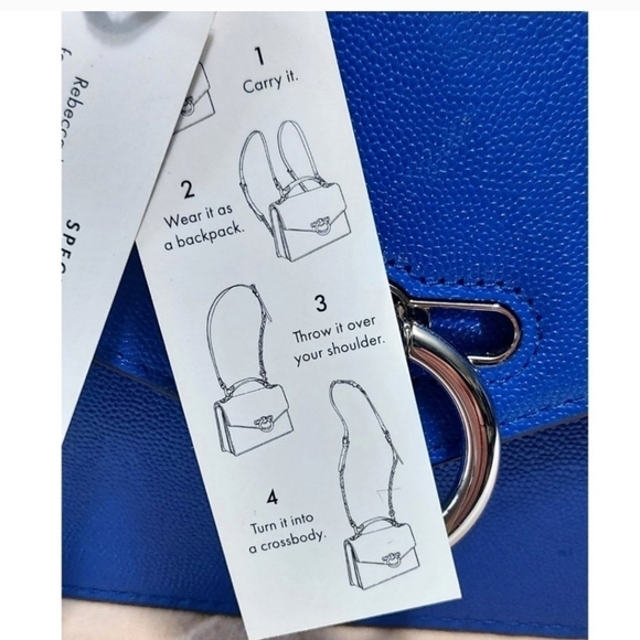 NWT Rebecca Minkoff Women's Jean Conv Backpack - Picture 3 of 6